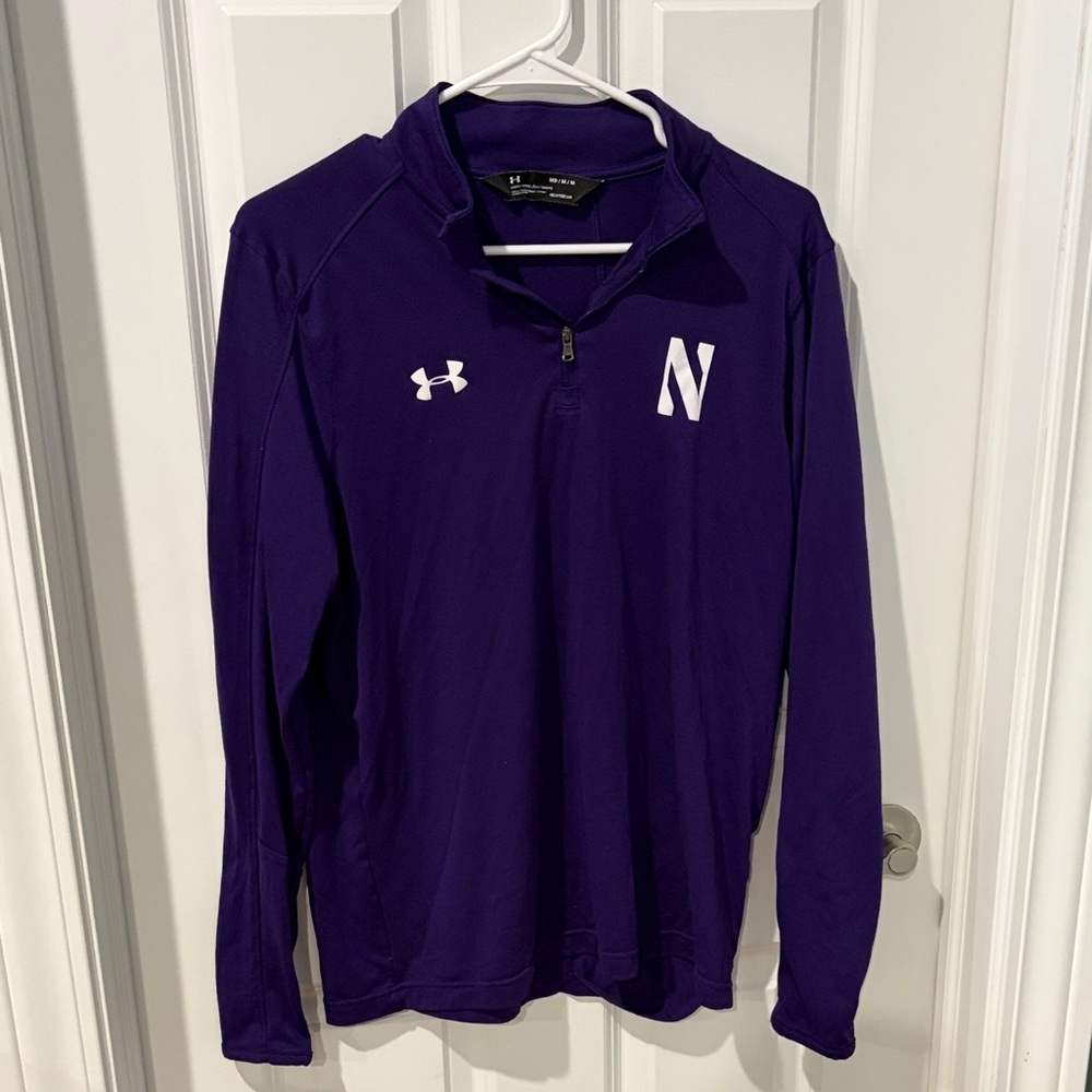 Under Armour Deep Purple Quarter-Zip Top